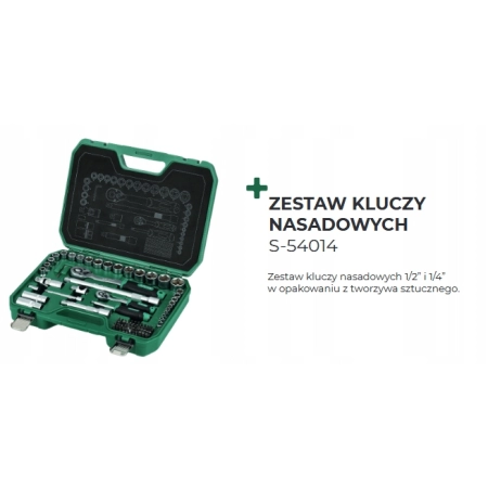 STALCO ZESTAW KLUCZY NASADOWYCH BMC 84 ELEMENTY