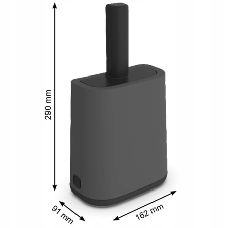 Rotho łopatka do żwiru dla kota z statywem 16,2 cm x 9,1 cm x 29 cm