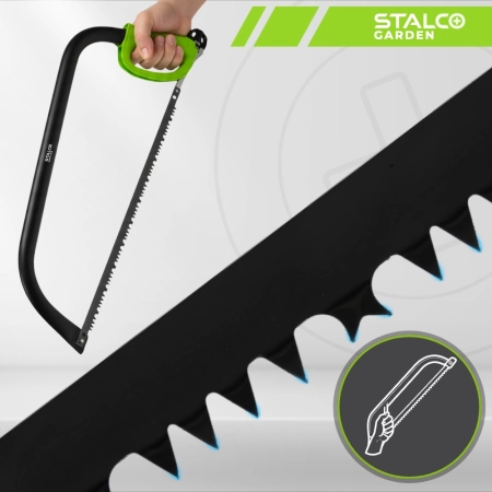 PIŁA RĘCZNA KABŁĄKOWA DO CIĘCIA DREWNA BRZESZCZOT STAL WĘGLOWA 533mm STALCO