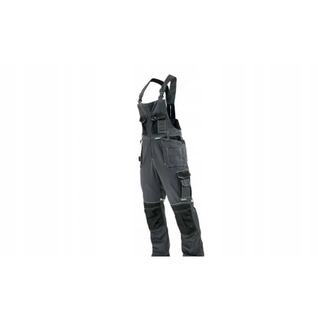 Spodnie ogrodniczki Stalco ALLROUND LINE szaro-czarne r. XXL S-44451