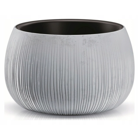 Doniczka tworzywo sztuczne szary Prosperplast 29 cm x 29 x 19,5 cm