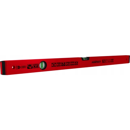 STALCO POZIOMICA 50CM CZERWONA ALUMINIOWA