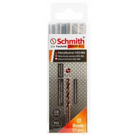 Wiertło do metalu HSS PRO 4,5 (10 szt.) Schmith