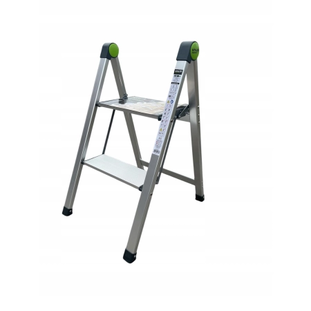 DRABINA DRABINKA DOMOWA SKŁADANA MINI SLIM 2 STOPNIE 150 KG STALCO