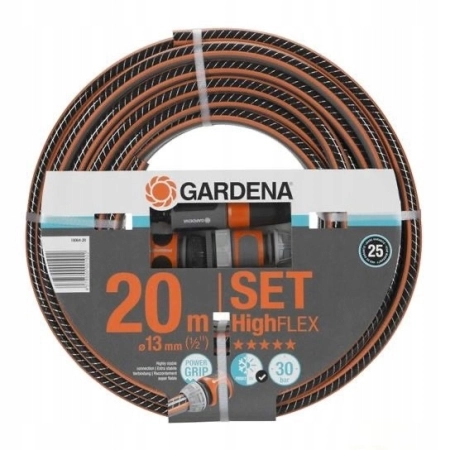 Wąż ogrodowy GARDENA HighFlex Set 13mm (1/2") 20M 18064-20 ZESTAW