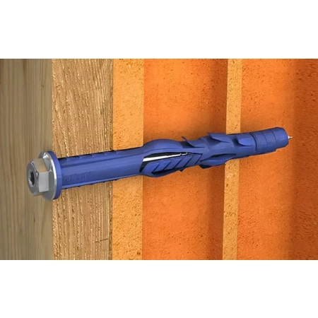 Kołek ramowy z kołnierzem i wkrętem uniwersalne Rawlplug 10x80 mm 20 szt