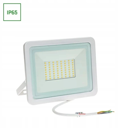 NOCTIS LUX 2 NAŚWIETLACZ 50W NW 230V IP65 160x205x31mm BIAŁY halogen