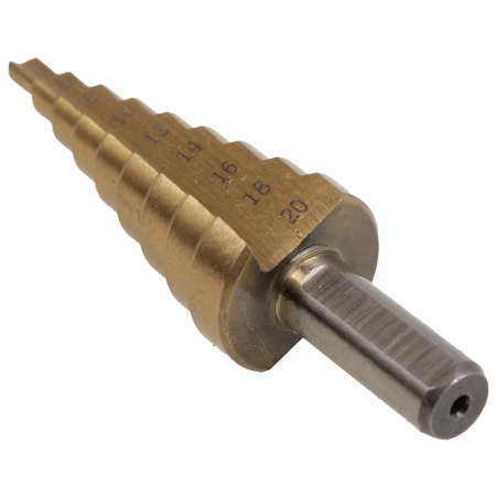 JOBI WIERTŁO STOŻKOWE TYTAN 4-20MM HSS