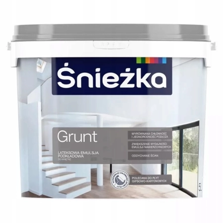 Farba gruntująca Śnieżka 5 l biała
