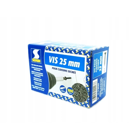 Wkręt Semin do metalu 3,5 mm x 25 mm 1000 szt. do płyt GK