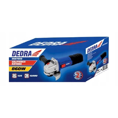 DEDRA Szlifierka kątowa 125mm 860W DED7950
