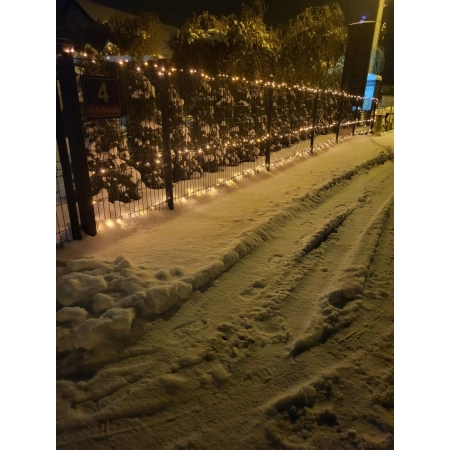 EKVIP LAMPKI CHOINKOWE LED 100 m IP44 1000 LED CIEPŁA BIAŁA