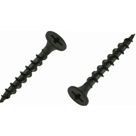 WKRĘTY DO PŁYT GIPSOWYCH DO DREWNA WKRĘT DREWNO 4,2x70mm 10kg CZARNE GKB — zestaw 10 szt.