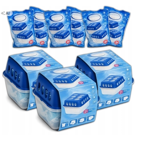 Pochłaniacz wilgoci 2 wkłady x400g ULTRA FRESH — zestaw 3 szt.