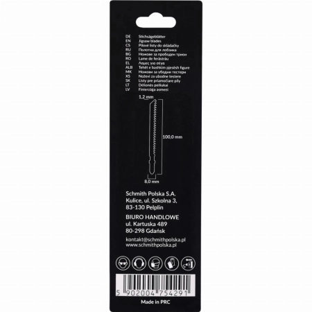 Brzeszczoty do wyrzynarki HCS 50CRV 100mm 8TPI 2sz