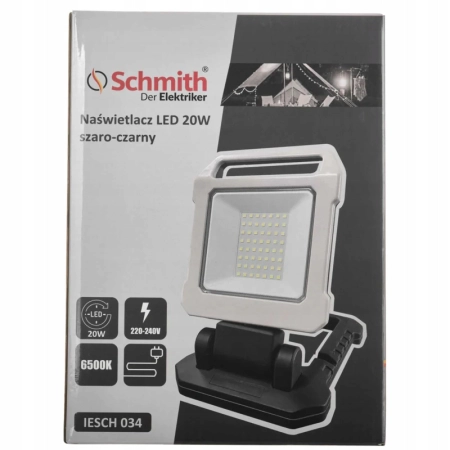 HALOGEN LED NAŚWIETLACZ 20W NA STATYWIE SCHMITH
