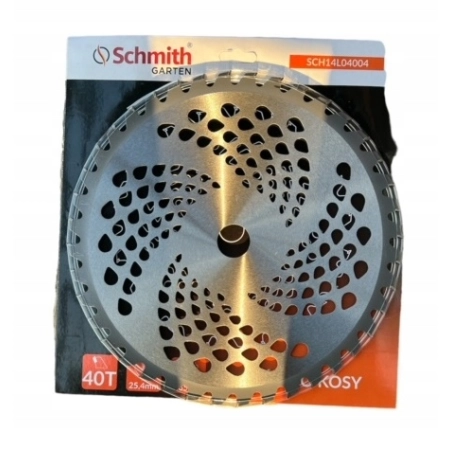SCHMITH NÓŻ DO KOSY SPALINOWEJ 40 ZĘBÓW 255MM OTWÓR 25,4MM