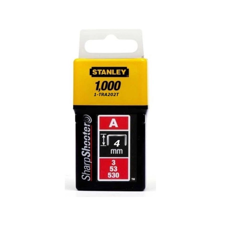 Zszywki Stanley 4 mm srebrne 1000 sztuk