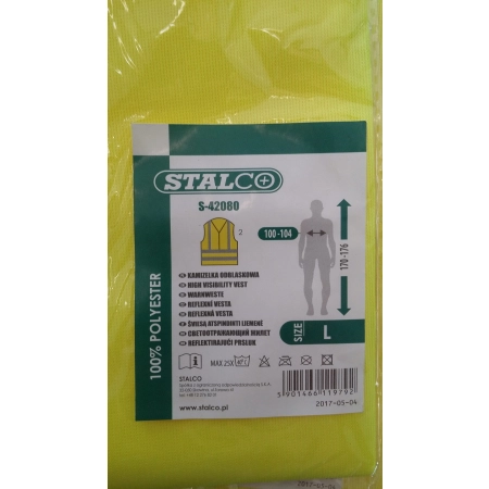 Kamizelka odblaskowa Stalco unisex L