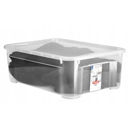 PUDEŁKO POJEMNIK 32L CURVER ORGANIZER Z POKRYWĄ ZIELONY T BOX