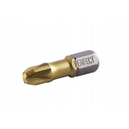 KOŃCÓWKA DO WKRĘTARKI BIT PZ2X25MM TITANIUM (2SZT)