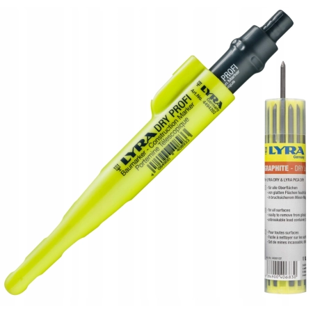 ZESTAW OŁÓWEK LYRA DRY PROFI + 10 RYSIKÓW + MARKER