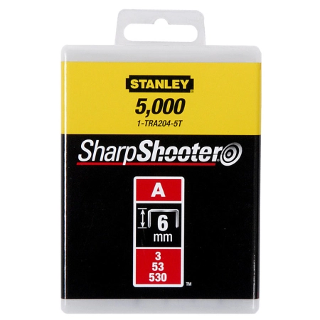 Zszywki Stanley 4 mm srebrne 1000 sztuk