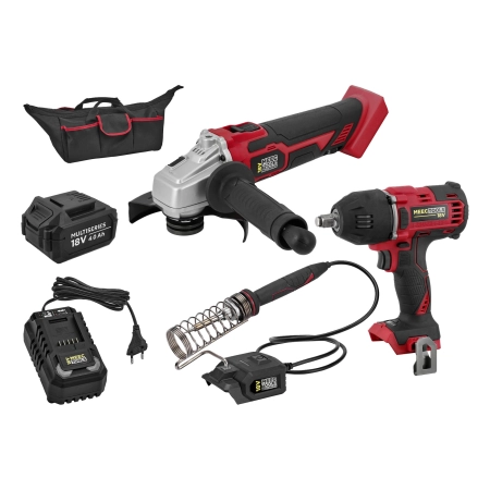 Meec Tools Multiseries 18 V Zestaw narzędzi garażowych 6 el. 18 V 4,0 Ah [031889]