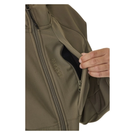 Kayoba Outdoor Damska kurtka soft shell z podszewką z polaru S [033758]