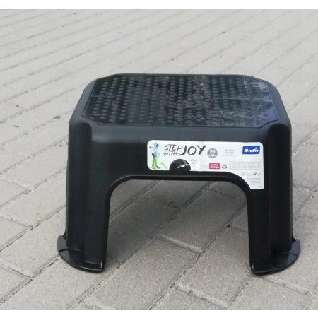 ROTHO TABORET SCHODEK STEP STOPIEŃ PODSTAWKA BLACK
