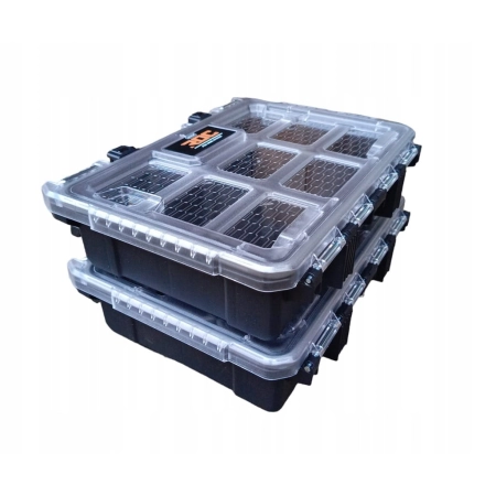 KETER RIGID ORGANIZER ROC PRO GEAR 2.0 SKRZYNKA ORGANIZER MODUŁ MAŁY ZESTAW 2 SZTUK